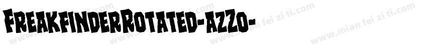 FreakfinderRotated-azZo字体转换