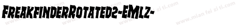 FreakfinderRotated2-EMlz字体转换