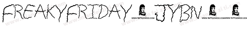 FreakyFriday-JyBn字体转换
