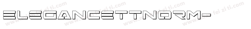 Elegancettnorm字体转换
