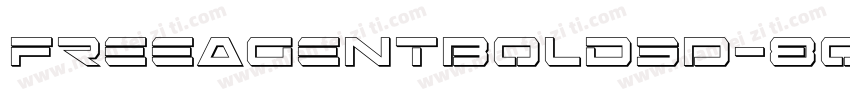 FreeAgentBold3D-8oRM字体转换