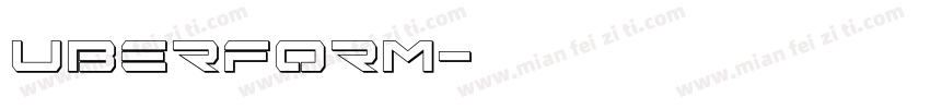 Uberform字体转换