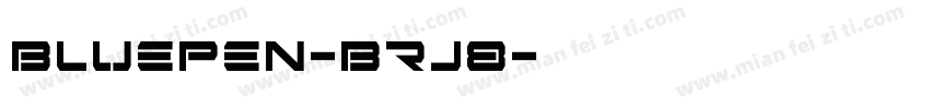 BluePen-BRj8字体转换