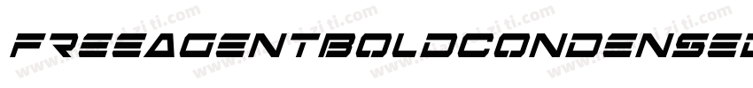 FreeAgentBoldCondensedItal-MnOp字体转换