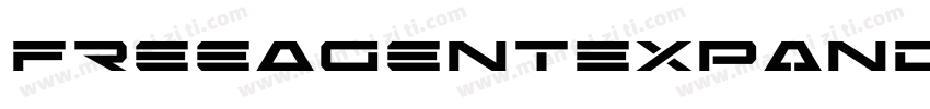 FreeAgentExpandedItalic-LlOy字体转换