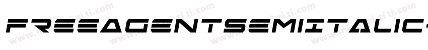 FreeAgentSemiItalic-oV1q字体转换