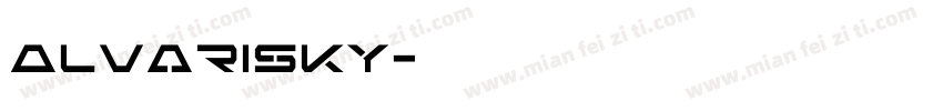 Alvarisky字体转换