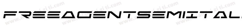 FreeAgentSemiItalic-oV1q字体转换