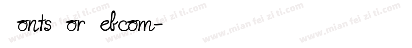 FontsForWebcom字体转换