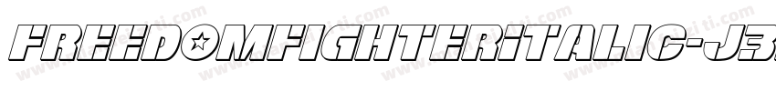 FreedomFighterItalic-J3Pj字体转换
