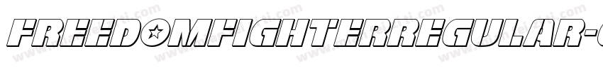 FreedomFighterRegular-GE9G字体转换
