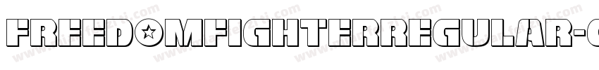 FreedomFighterRegular-GE9G字体转换