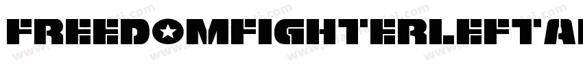 FreedomFighterLeftalic-jOKG字体转换