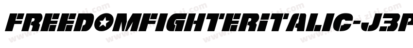 FreedomFighterItalic-J3Pj字体转换