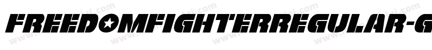 FreedomFighterRegular-GE9G字体转换