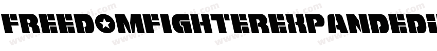 FreedomFighterExpandedItalic-6KXY字体转换