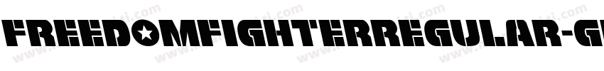 FreedomFighterRegular-GE9G字体转换