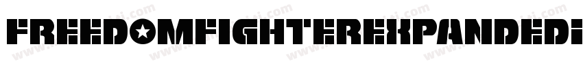 FreedomFighterExpandedItalic-6KXY字体转换