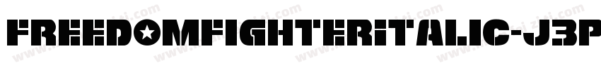 FreedomFighterItalic-J3Pj字体转换