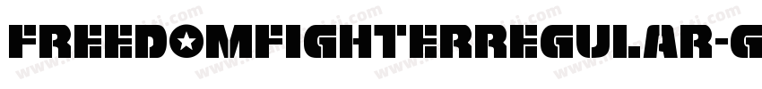 FreedomFighterRegular-GE9G字体转换
