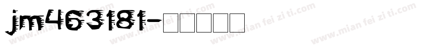 jm463181字体转换