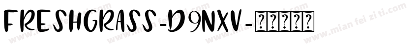 FreshGrass-d9nxV字体转换