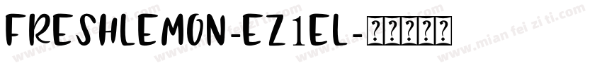 FreshLemon-eZ1el字体转换