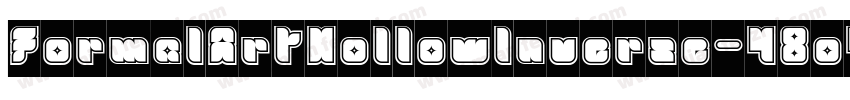 FormalArtHollowInverse-48o4字体转换