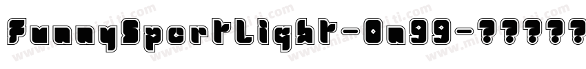 FunnySportLight-0n99字体转换