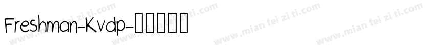 Freshman-Kvdp字体转换