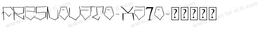 FresnoVato-xA7O字体转换