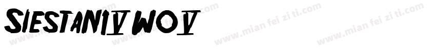 SiestaN4W05字体转换