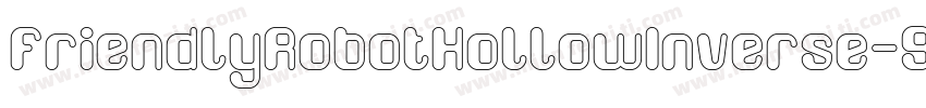 FriendlyRobotHollowInverse-92Vj字体转换