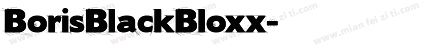BorisBlackBloxx字体转换