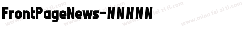 FrontPageNews字体转换