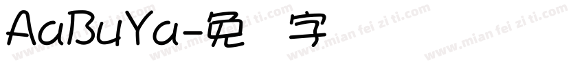 AaBuYa字体转换