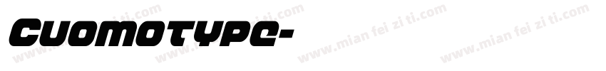 Cuomotype字体转换