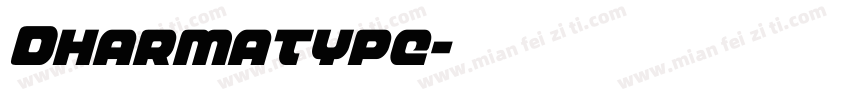 Dharmatype字体转换