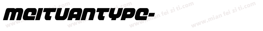 MEITUANTYPE字体转换