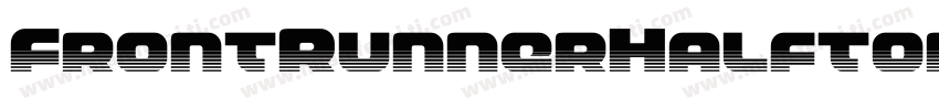 FrontRunnerHalftoneItalic-1xr0字体转换