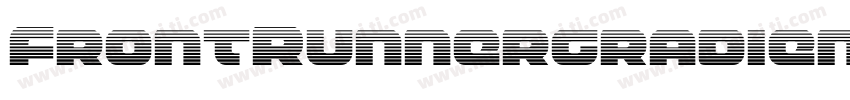FrontRunnergradientItalic-lvXD字体转换