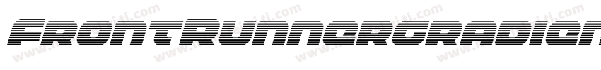 FrontRunnergradientItalic-lvXD字体转换