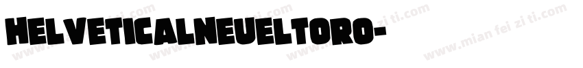 HelveticalNeueLtOro字体转换