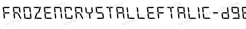 FrozenCrystalLeftalic-D96m字体转换