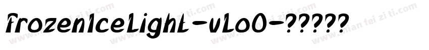 FrozenIceLight-vLoO字体转换
