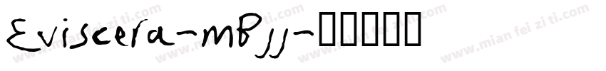 Eviscera-mBjj字体转换