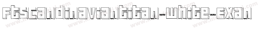 FtScandinaviantitan2White-EXan字体转换