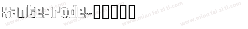 xantegrode字体转换