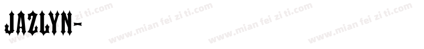 Jazlyn字体转换