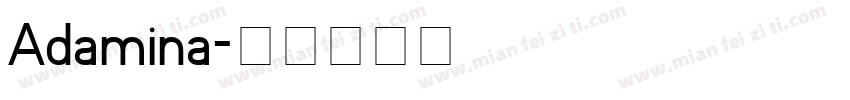 Adamina字体转换
